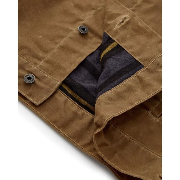 Huckberry x Grateful Dead Flannel-Lined Waxed Trucker Jacket Flint & Tinder S - Picture 7 of 14